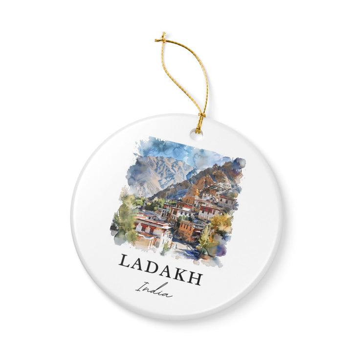 Ladakh India Ornament: Unique Ladakh Souvenir, Ladakh India Xmas Decor, and Authentic Ladakh Gift