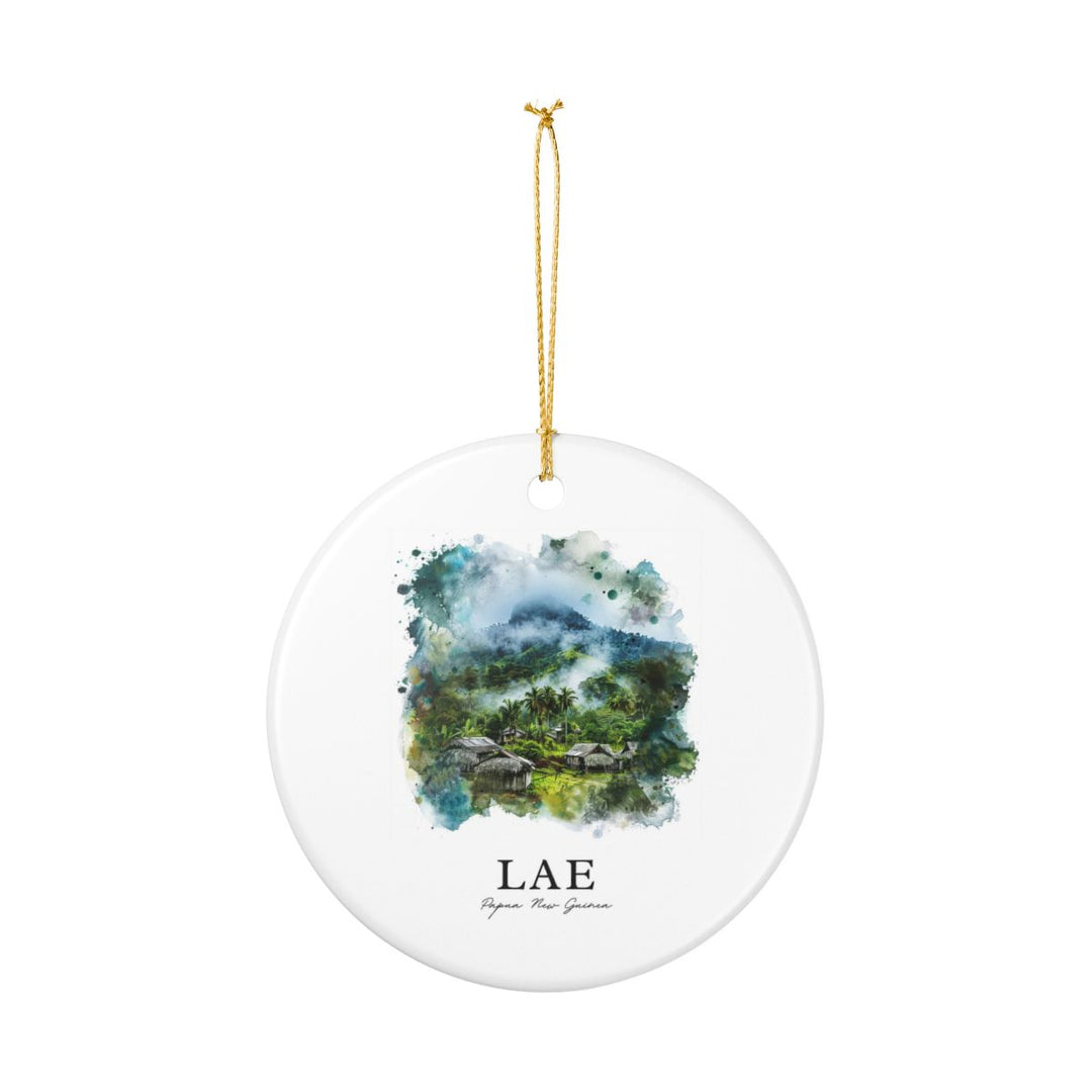 Lae Papua New Guinea Ornament: Unique Lae Papua New Guinea Souvenir, Lae Papua New Guinea Xmas Decor, and Authentic Lae Papua New Guinea Gift