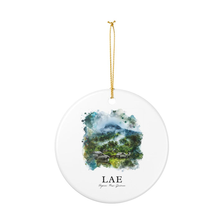 Lae Papua New Guinea Ornament: Unique Lae Papua New Guinea Souvenir, Lae Papua New Guinea Xmas Decor, and Authentic Lae Papua New Guinea Gift