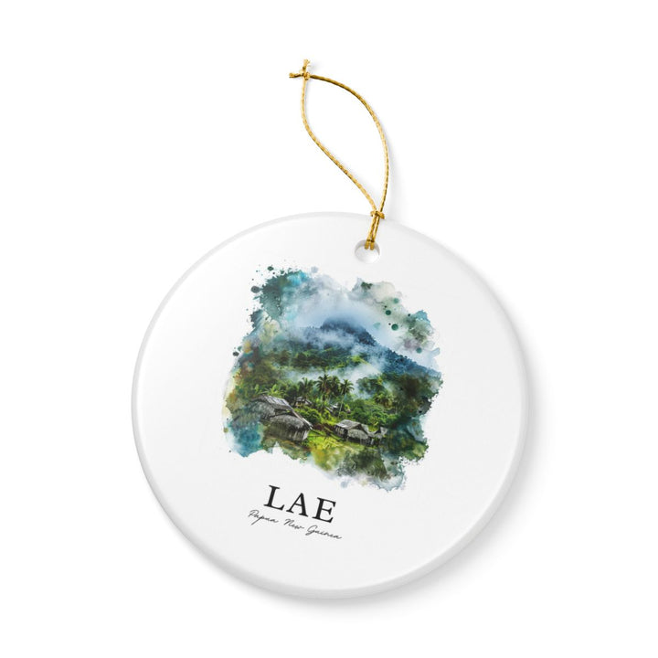 Lae Papua New Guinea Ornament: Unique Lae Papua New Guinea Souvenir, Lae Papua New Guinea Xmas Decor, and Authentic Lae Papua New Guinea Gift