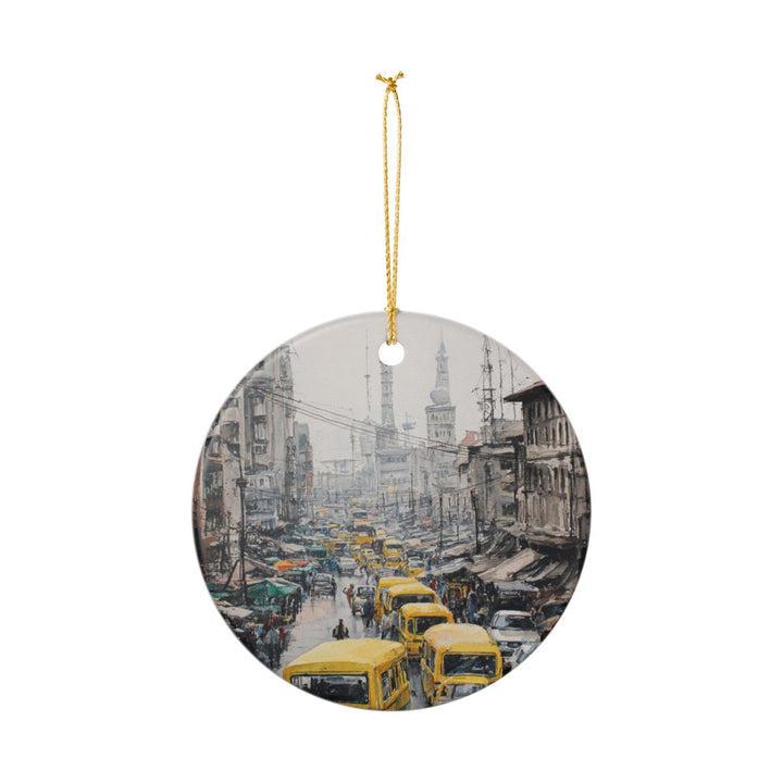 Lagos Nigeria Ornament: Unique Lagos Nigeria Souvenir, Lagos Nigeria Xmas Decor, and Authentic Lagos Nigeria Gift