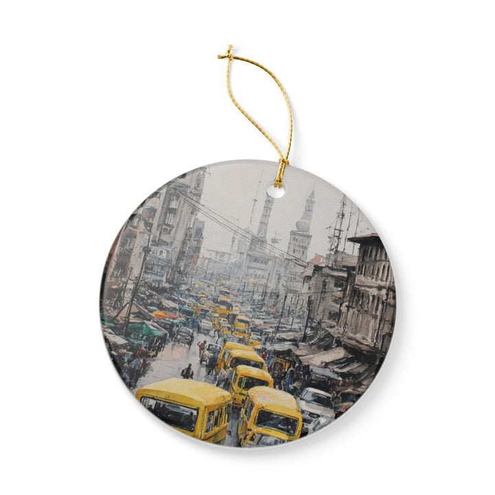 Lagos Nigeria Ornament: Unique Lagos Nigeria Souvenir, Lagos Nigeria Xmas Decor, and Authentic Lagos Nigeria Gift