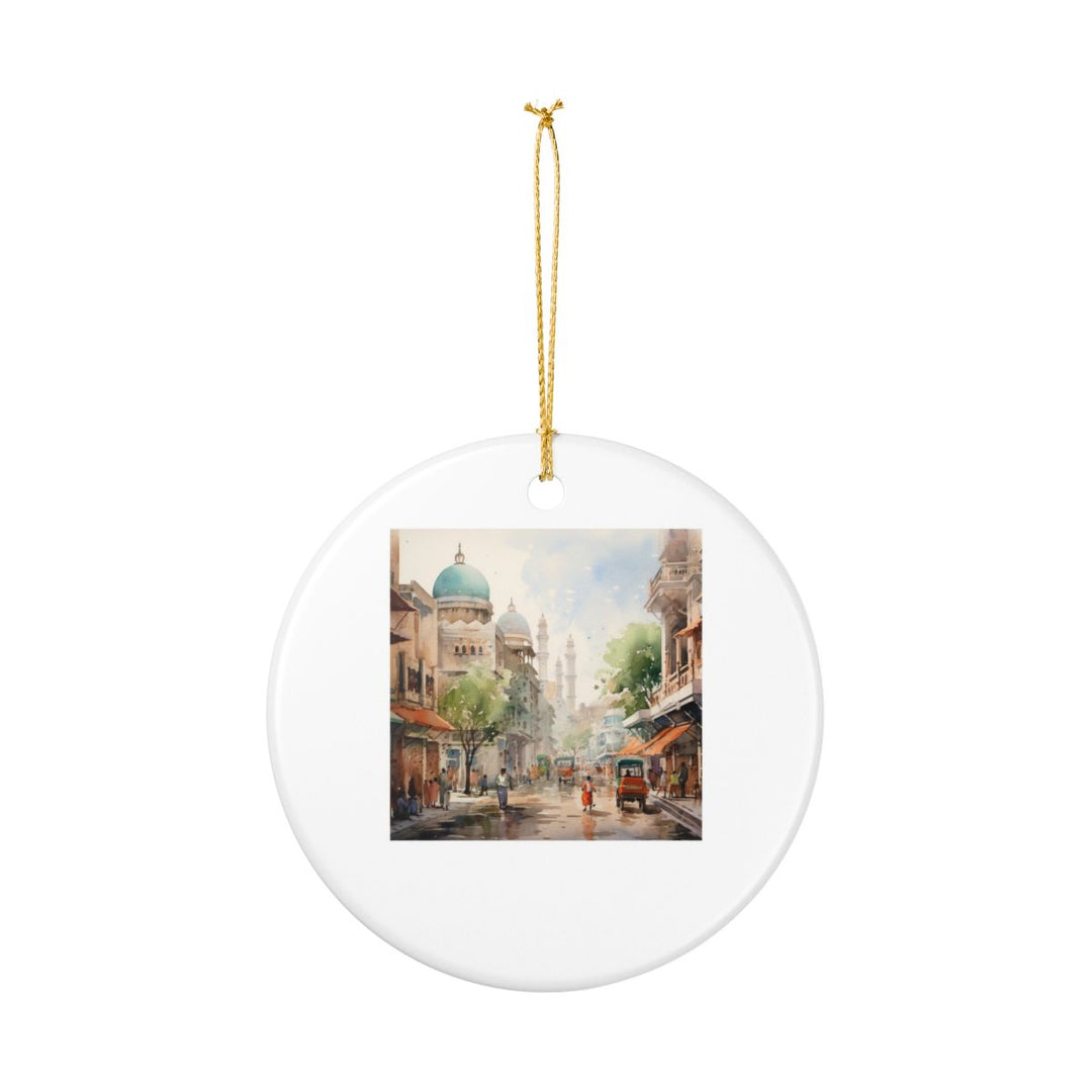 Lahore Pakistan Ornament: Unique Lahore Souvenir, Lahore Pakistan Xmas Decor, and Authentic Lahore Gift