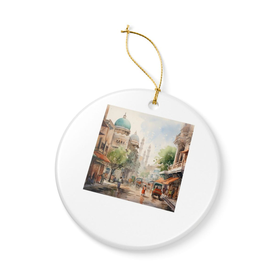 Lahore Pakistan Ornament: Unique Lahore Souvenir, Lahore Pakistan Xmas Decor, and Authentic Lahore Gift