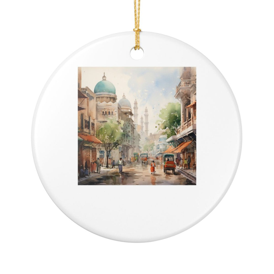 Lahore Pakistan Ornament: Unique Lahore Souvenir, Lahore Pakistan Xmas Decor, and Authentic Lahore Gift