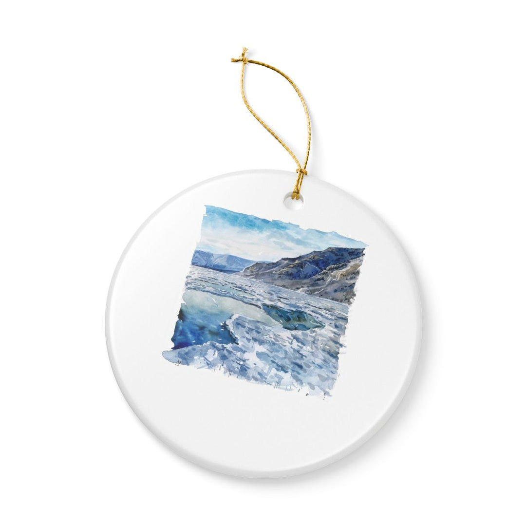 Lake Baikal Ornament: Unique Lake Baikal Souvenir, Lake Baikal Xmas Decor, and Authentic Lake Baikal Gift