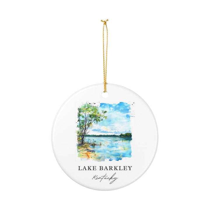 Lake Barkley Kentucky USA Ornament: Unique Lake Barkley Souvenir, Lake Barkley Kentucky Xmas Decor, and Authentic Lake Barkley Gift