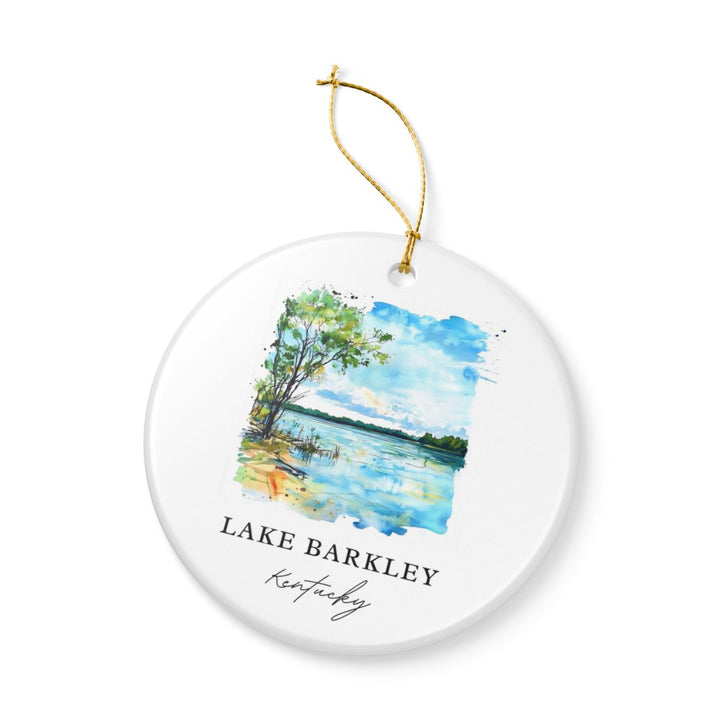 Lake Barkley Kentucky USA Ornament: Unique Lake Barkley Souvenir, Lake Barkley Kentucky Xmas Decor, and Authentic Lake Barkley Gift