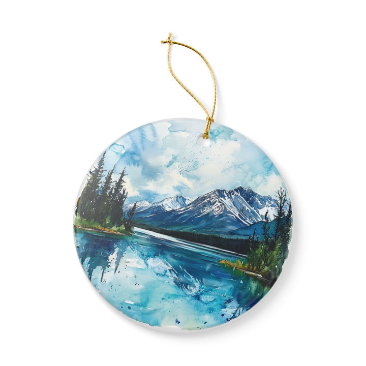 Lake Clark Alaska USA Ornament: Unique Lake Clark Souvenir, Lake Clark Alaska Xmas Decor, and Authentic Lake Clark Gift