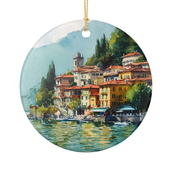 Lake Como Ornament: Unique Lake Como Souvenir, Lake Como Xmas Decor, and Authentic Lake Como Gift