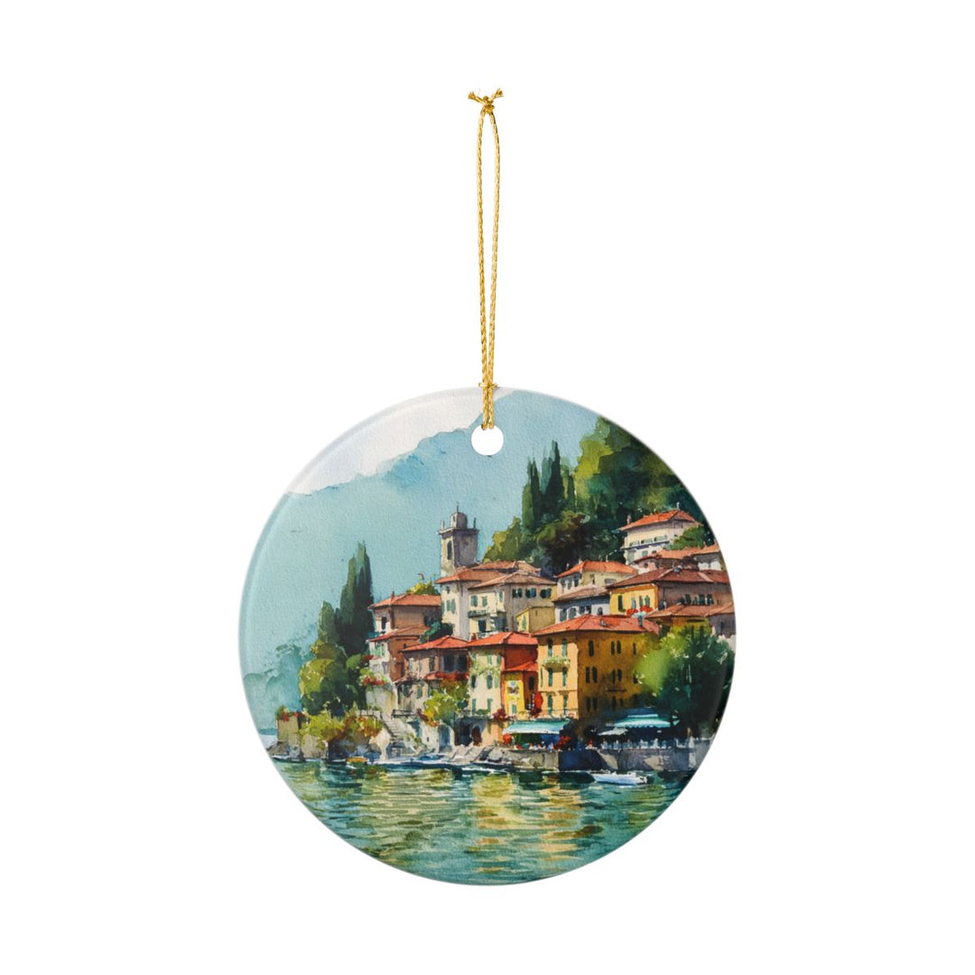 Lake Como Ornament: Unique Lake Como Souvenir, Lake Como Xmas Decor, and Authentic Lake Como Gift