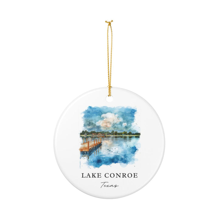 Lake Conroe Texas Ornament | Christmas Travel Souvenir Gift