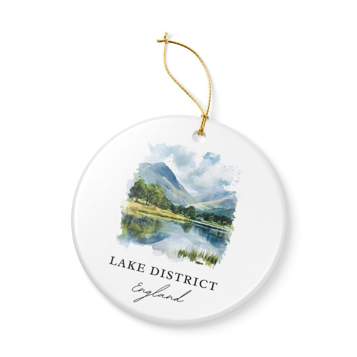 Lake District England Ornament | Christmas Travel Souvenir Gift