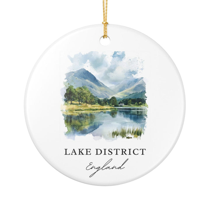 Lake District England Ornament | Christmas Travel Souvenir Gift
