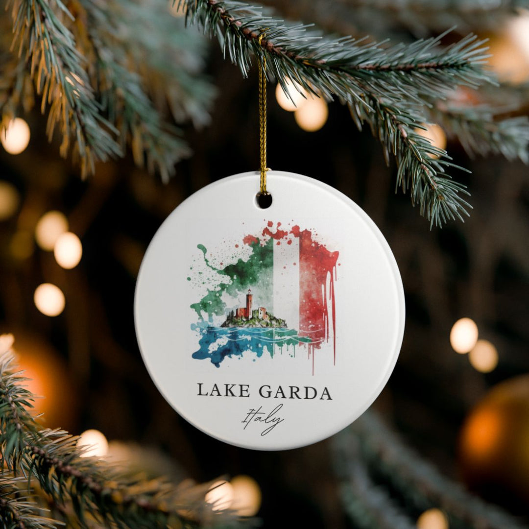 Lake Garda Ornament: Unique Lake Garda Souvenir, Lake Garda Xmas Decor, and Authentic Lake Garda Gift