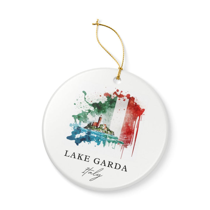 Lake Garda Ornament: Unique Lake Garda Souvenir, Lake Garda Xmas Decor, and Authentic Lake Garda Gift
