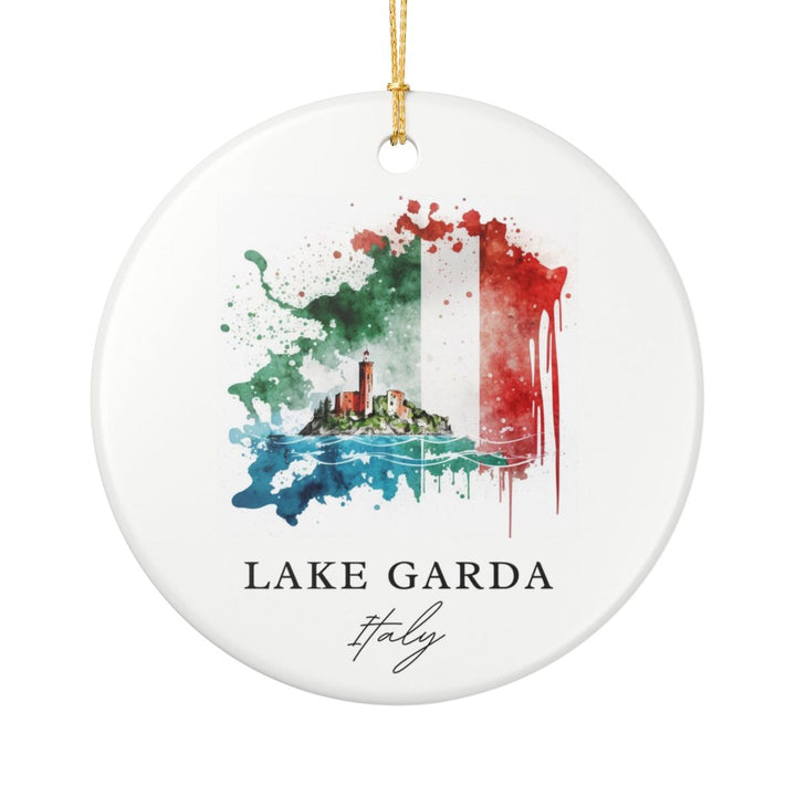 Lake Garda Ornament: Unique Lake Garda Souvenir, Lake Garda Xmas Decor, and Authentic Lake Garda Gift