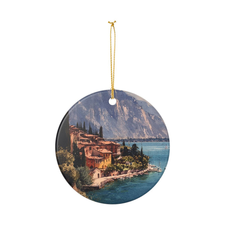 Lake Garda Ornament: Unique Lake Garda Souvenir, Lake Garda Xmas Decor, and Authentic Lake Garda Gift