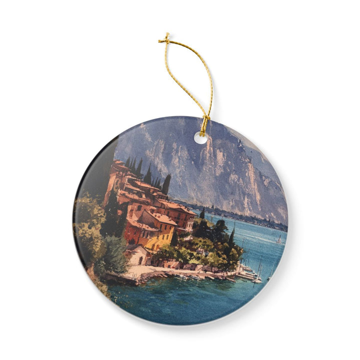 Lake Garda Ornament: Unique Lake Garda Souvenir, Lake Garda Xmas Decor, and Authentic Lake Garda Gift