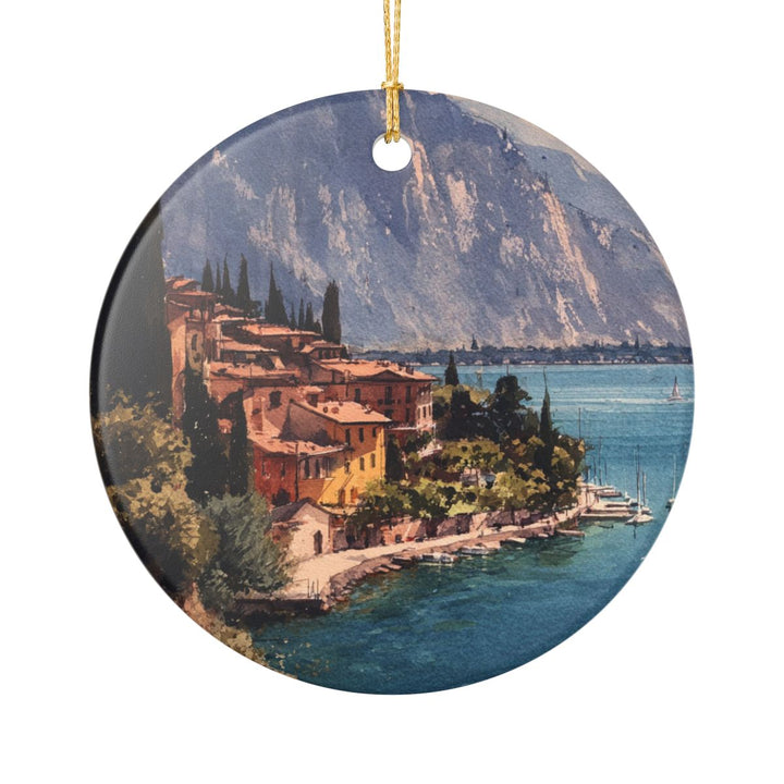 Lake Garda Ornament: Unique Lake Garda Souvenir, Lake Garda Xmas Decor, and Authentic Lake Garda Gift