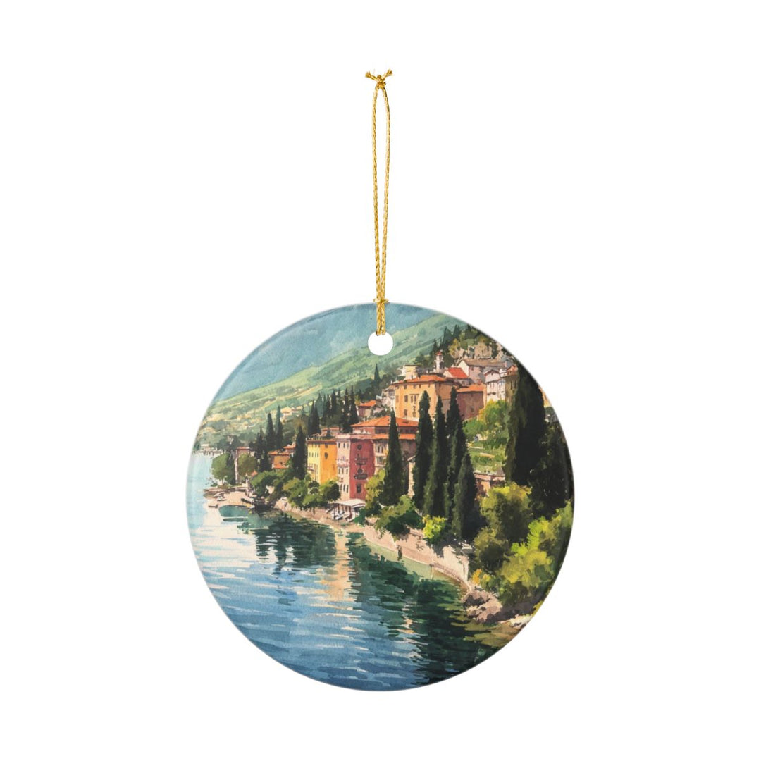 Lake Garda Ornament: Unique Lake Garda Souvenir, Lake Garda Xmas Decor, and Authentic Lake Garda Gift