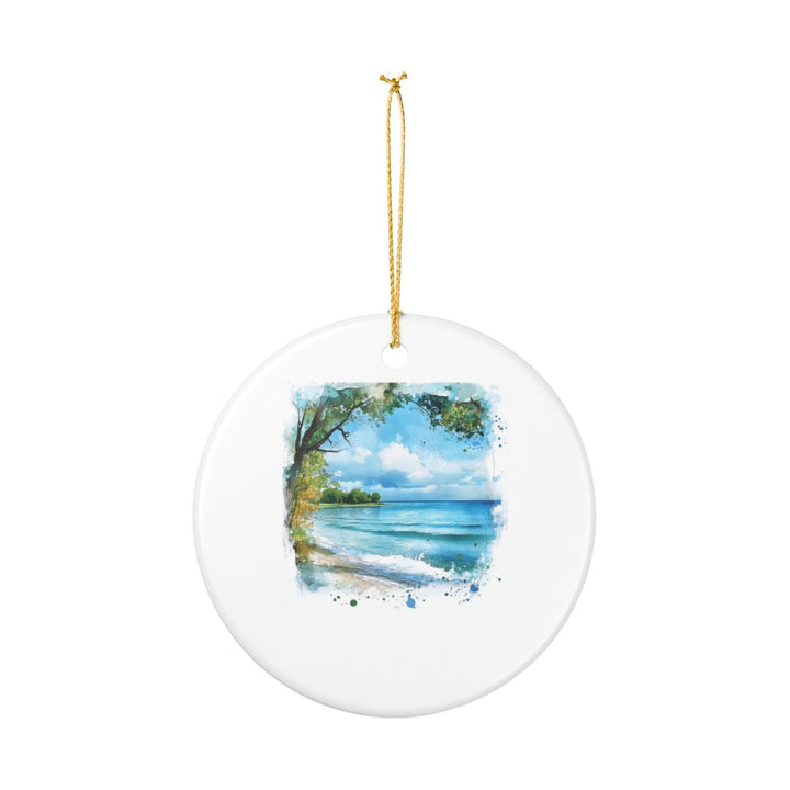 Lake Huron USA Ornament: Unique Lake Huron Souvenir, Lake Huron USA Xmas Decor, and Authentic Lake Huron Gift