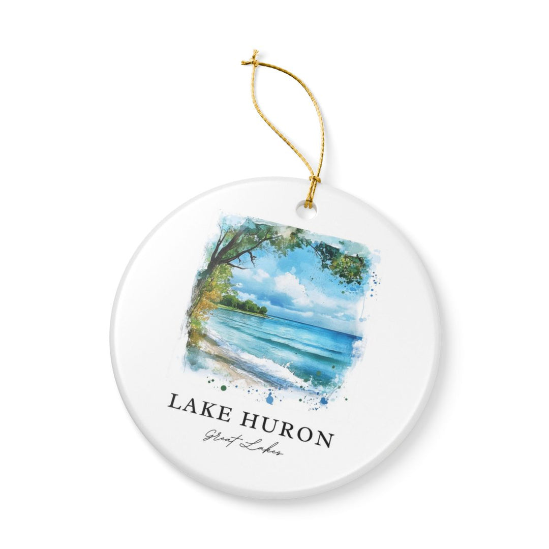 Lake Huron USA Ornament | Christmas Travel Souvenir Gift