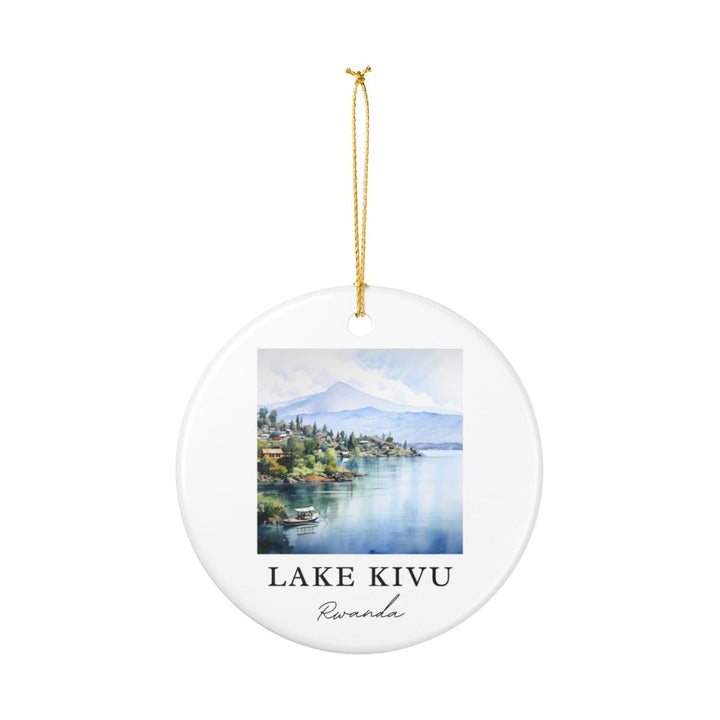 Lake Kivu Rwanda Ornament: Unique Lake Kivu Rwanda Souvenir, Lake Kivu Rwanda Xmas Decor, and Authentic Lake Kivu Rwanda Gift