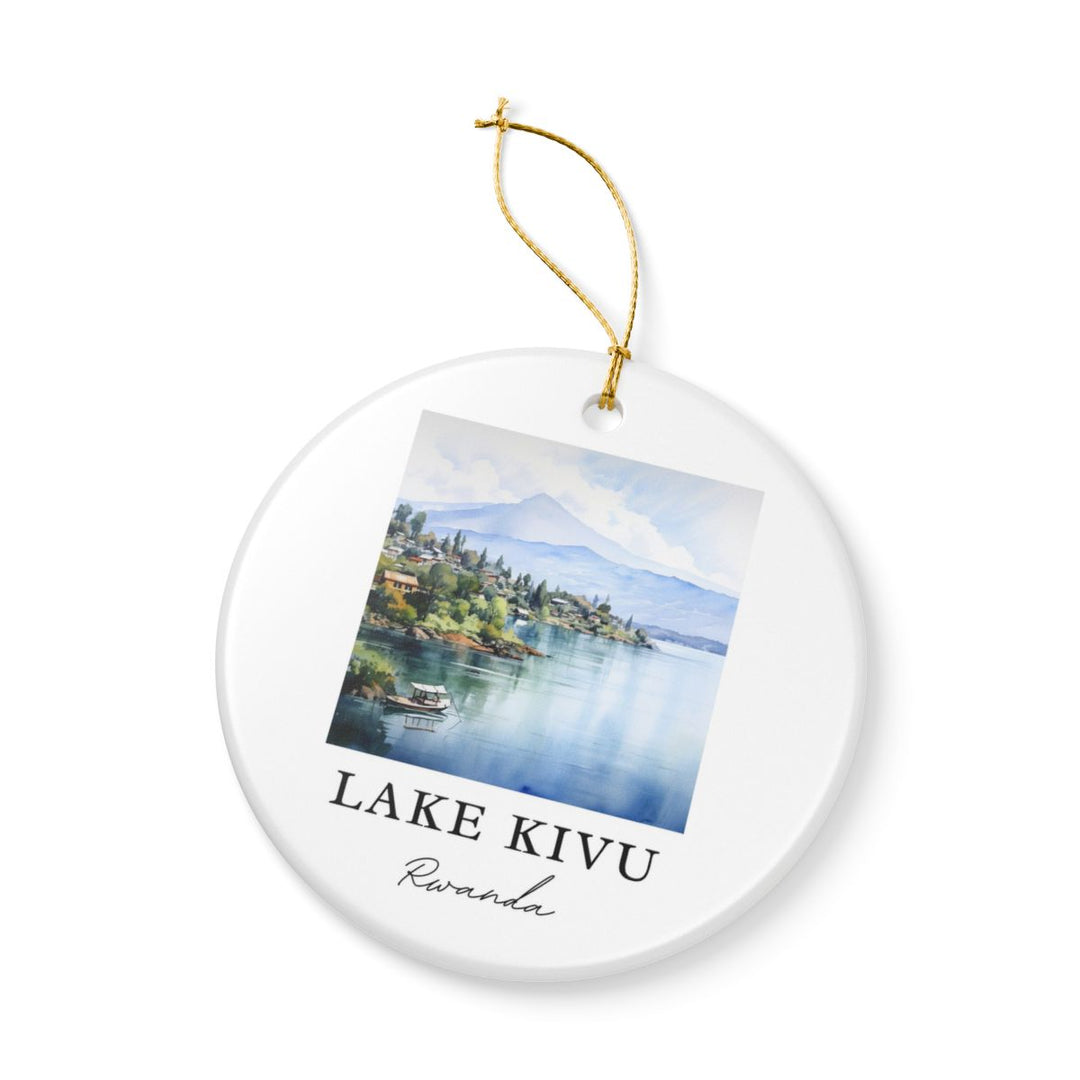 Lake Kivu Rwanda Ornament: Unique Lake Kivu Rwanda Souvenir, Lake Kivu Rwanda Xmas Decor, and Authentic Lake Kivu Rwanda Gift