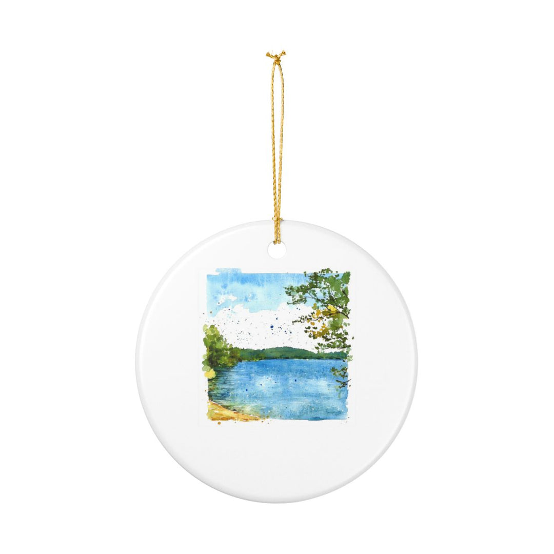 Lake Lanier Georgia Ornament: Unique Lake Lanier Souvenir, Lake Lanier Georgia Xmas Decor, and Authentic Lake Lanier Gift