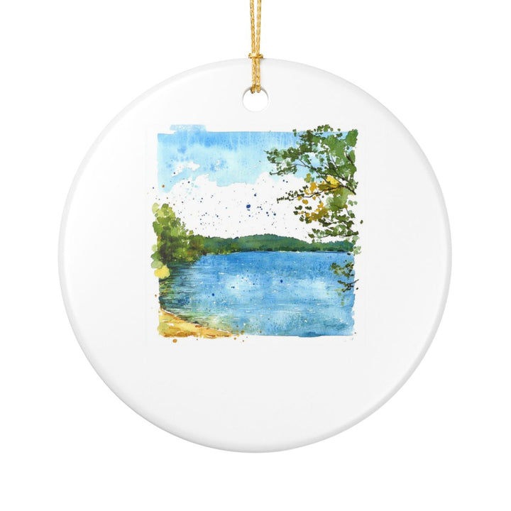 Lake Lanier Georgia Ornament: Unique Lake Lanier Souvenir, Lake Lanier Georgia Xmas Decor, and Authentic Lake Lanier Gift