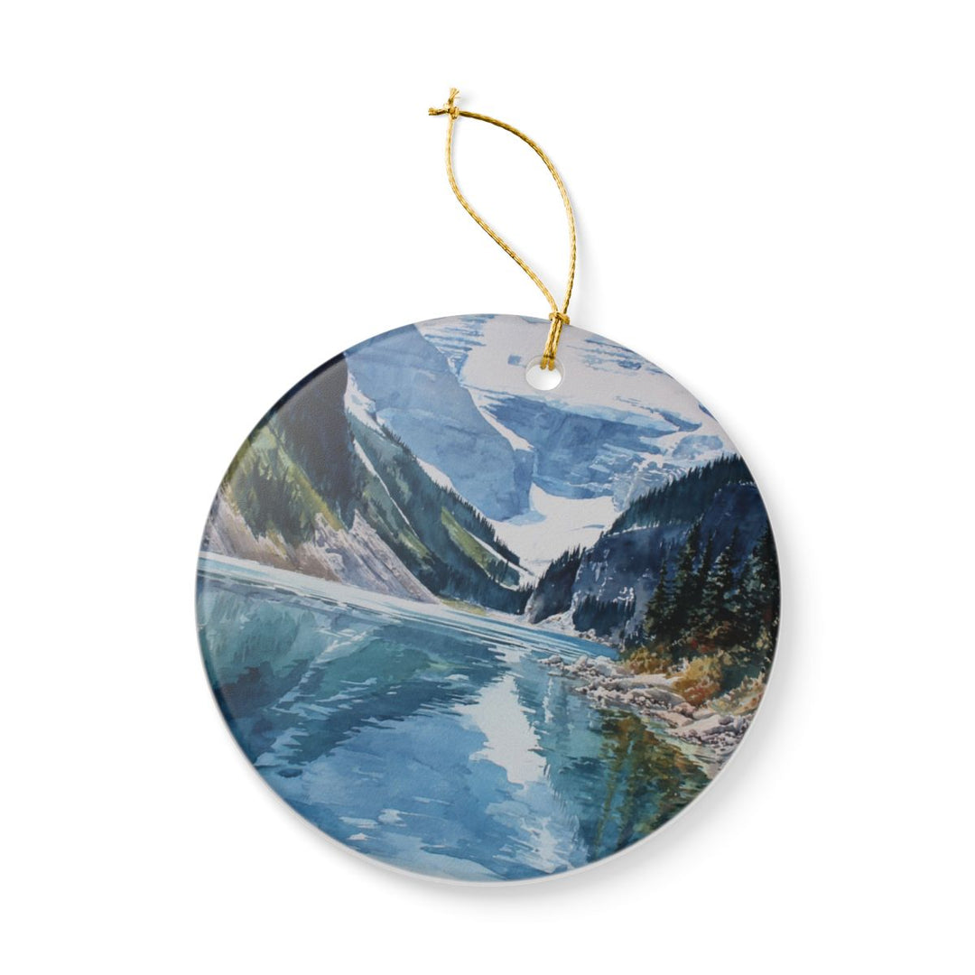 Lake Louise Canada Ornament: Unique Lake Louise Canada Souvenir, Lake Louise Canada Xmas Decor, and Authentic Lake Louise Canada Gift
