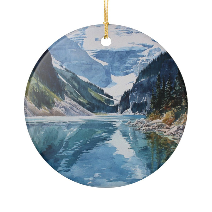 Lake Louise Canada Ornament: Unique Lake Louise Canada Souvenir, Lake Louise Canada Xmas Decor, and Authentic Lake Louise Canada Gift
