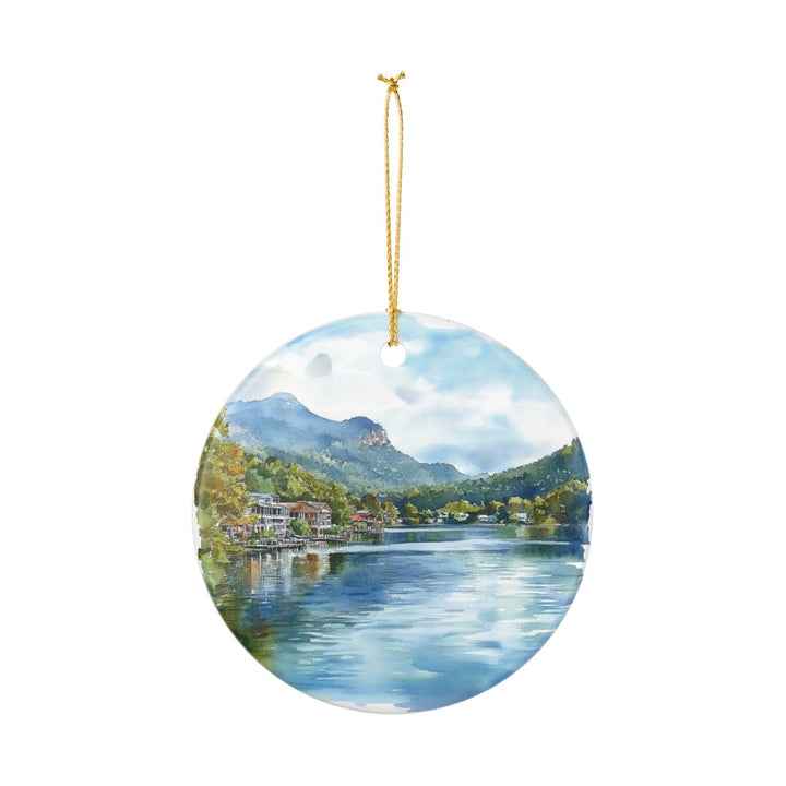Lake Lure North Carolina Ornament: Unique Lake Lure Souvenir, Lake Lure North Carolina Xmas Decor, and Authentic Lake Lure Gift
