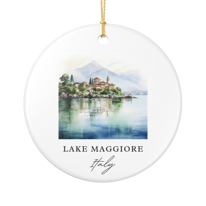 Lake Maggiore Italy Ornament | Christmas Travel Souvenir Gift