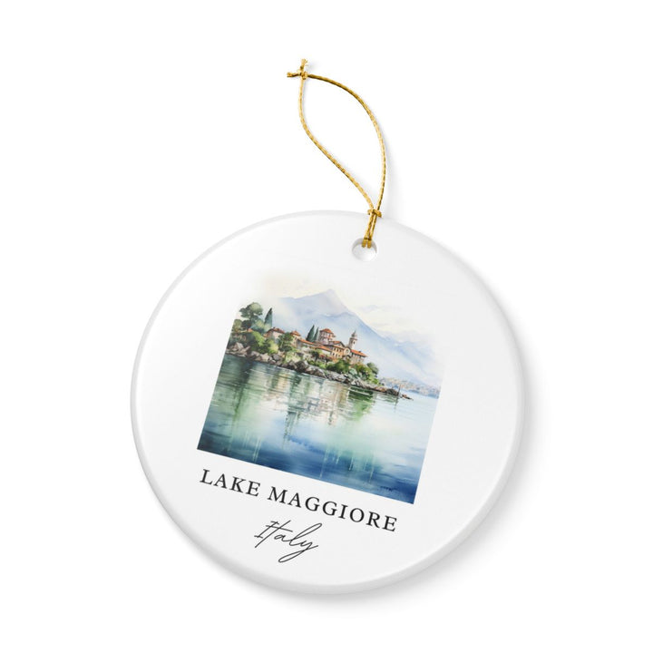 Lake Maggiore Italy Ornament | Christmas Travel Souvenir Gift