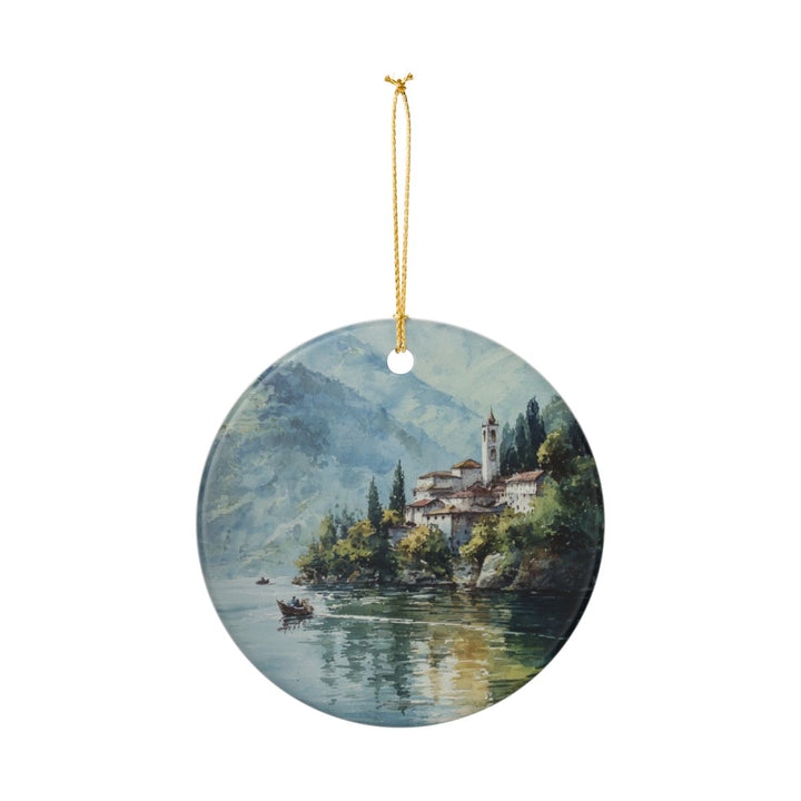 Lake Maggiore Ornament: Unique Lake Maggiore Souvenir, Lake Maggiore Xmas Decor, and Authentic Lake Maggiore Gift