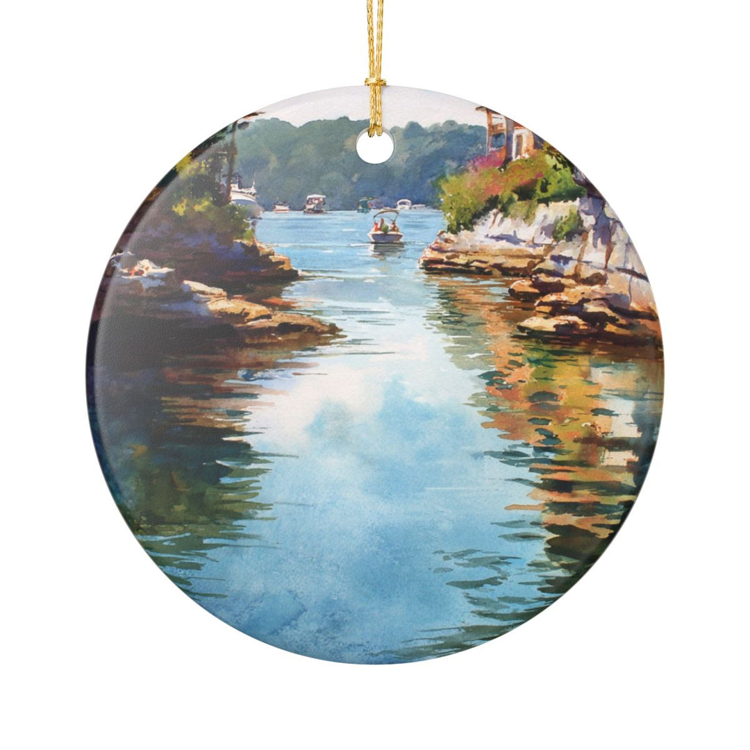 Lake of the Ozarks Missouri Ornament: Unique Lake of the Ozarks Souvenir, Lake of the Ozarks Missouri Xmas Decor, and Authentic Lake of the Ozarks Gift