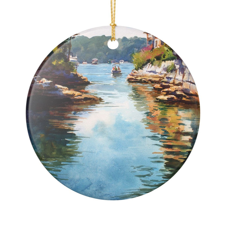 Lake of the Ozarks Missouri Ornament: Unique Lake of the Ozarks Souvenir, Lake of the Ozarks Missouri Xmas Decor, and Authentic Lake of the Ozarks Gift