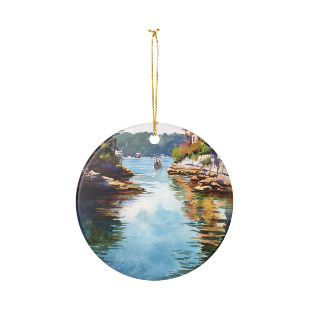 Lake of the Ozarks Missouri Ornament: Unique Lake of the Ozarks Souvenir, Lake of the Ozarks Missouri Xmas Decor, and Authentic Lake of the Ozarks Gift