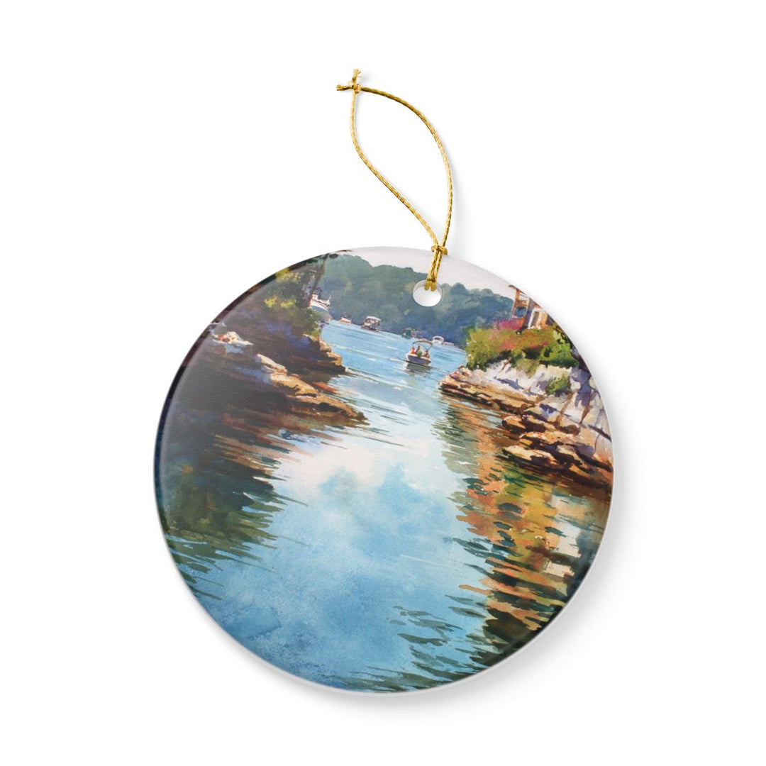 Lake of the Ozarks Missouri Ornament: Unique Lake of the Ozarks Souvenir, Lake of the Ozarks Missouri Xmas Decor, and Authentic Lake of the Ozarks Gift