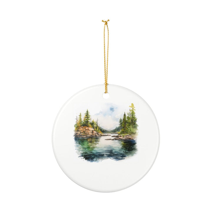 Lake of the Woods Canada Ornament: Unique Lake of the Woods Canada Souvenir, Lake of the Woods Canada Xmas Decor, and Authentic Lake of the Woods Canada Gift