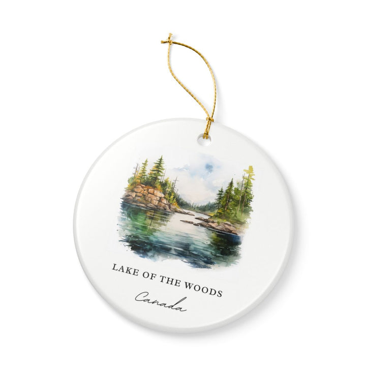 Lake of the Woods Canada Ornament: Unique Lake of the Woods Canada Souvenir, Lake of the Woods Canada Xmas Decor