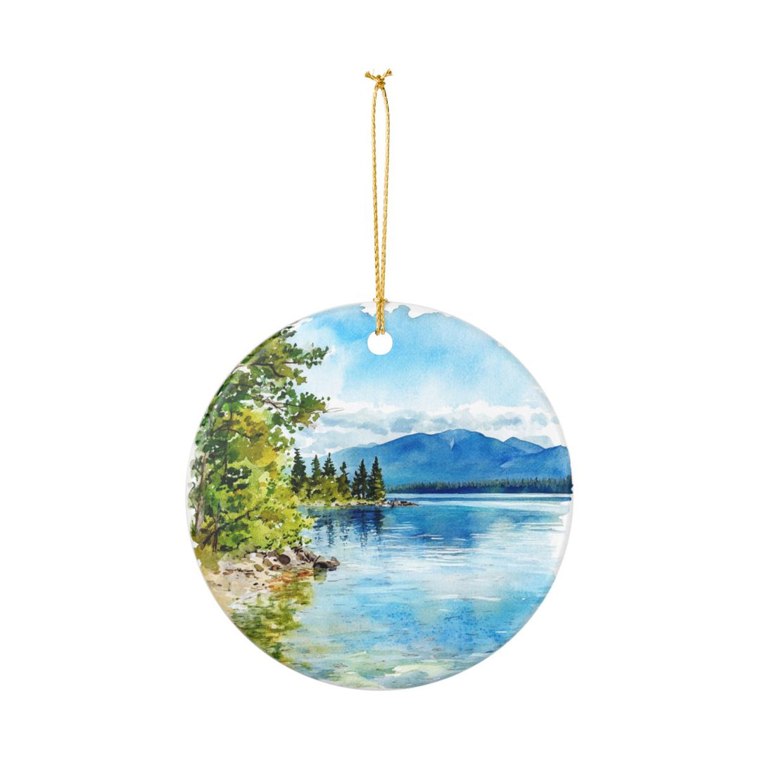Lake Pend Oreille United States Ornament: Unique Lake Pend Oreille Souvenir, Lake Pend Oreille USA Xmas Decor, and Authentic Lake Pend Oreille Gift