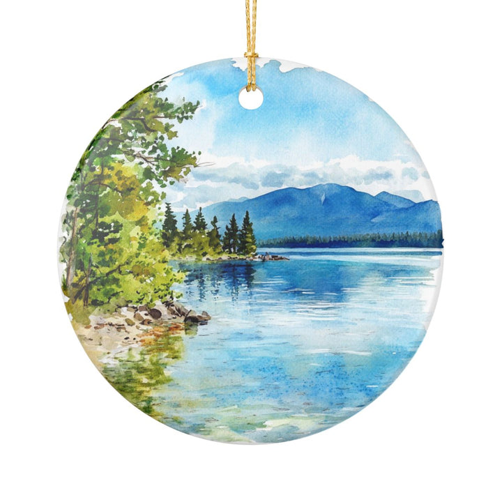 Lake Pend Oreille United States Ornament: Unique Lake Pend Oreille Souvenir, Lake Pend Oreille USA Xmas Decor, and Authentic Lake Pend Oreille Gift