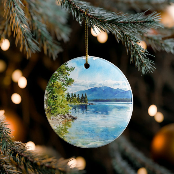 Lake Pend Oreille United States Ornament: Unique Lake Pend Oreille Souvenir, Lake Pend Oreille USA Xmas Decor, and Authentic Lake Pend Oreille Gift