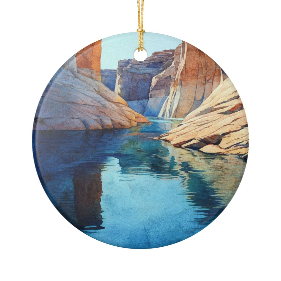 Lake Powell Arizona Ornament: Unique Lake Powell Souvenir, Lake Powell Arizona Xmas Decor, and Authentic Lake Powell Gift