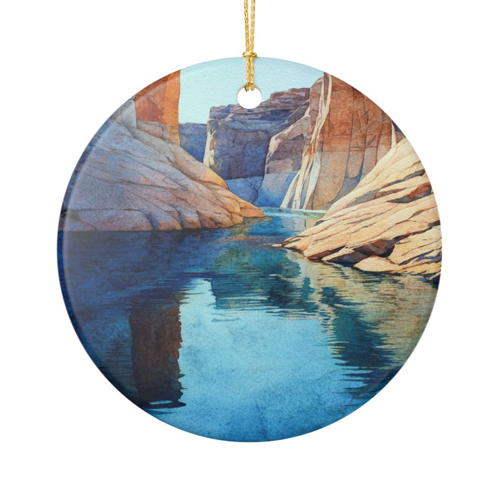 Lake Powell Arizona Ornament: Unique Lake Powell Souvenir, Lake Powell Arizona Xmas Decor, and Authentic Lake Powell Gift