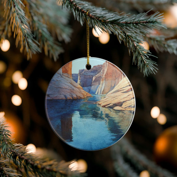 Lake Powell Arizona Ornament: Unique Lake Powell Souvenir, Lake Powell Arizona Xmas Decor, and Authentic Lake Powell Gift