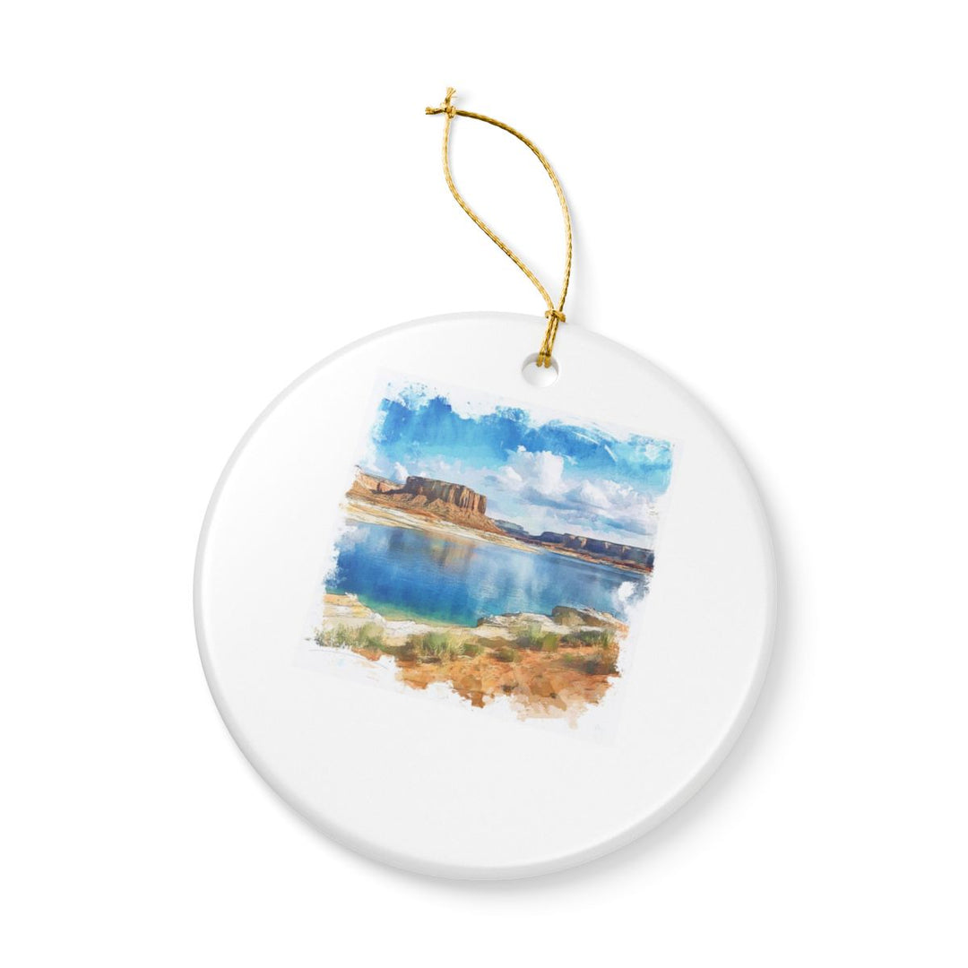 Lake Powell Arizona Ornament: Unique Lake Powell Souvenir, Lake Powell Arizona Xmas Decor, and Authentic Lake Powell Gift